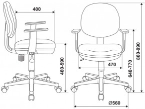 Кресло детское Бюрократ CH-W356AXSN/15-118 салатовый в Чебаркуле - chebarkul.ok-mebel.com | фото 3