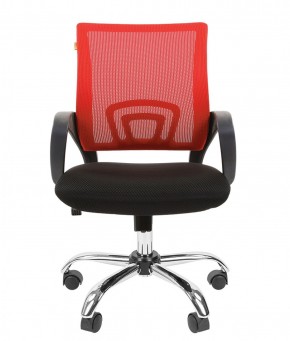 Кресло для оператора CHAIRMAN 696 хром (ткань TW-11/сетка TW-69) в Чебаркуле - chebarkul.ok-mebel.com | фото 2