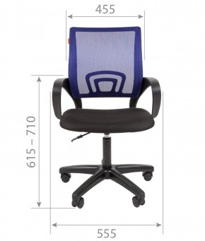 Кресло для оператора CHAIRMAN 696  LT (ткань стандарт 15-21/сетка TW-01) в Чебаркуле - chebarkul.ok-mebel.com | фото 4
