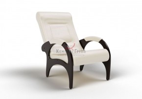 Кресло для отдыха Римини 19-К-КР (экокожа/венге) КРЕМ в Чебаркуле - chebarkul.ok-mebel.com | фото 1