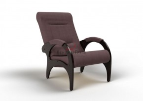 Кресло для отдыха Римини 19-Т-КМ (ткань/венге) КОФЕ С МОЛОКОМ в Чебаркуле - chebarkul.ok-mebel.com | фото