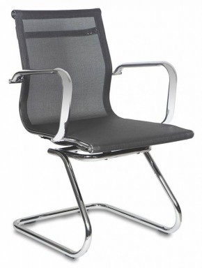 Кресло для посетителя Бюрократ CH-993-LOW-V/M01 черный в Чебаркуле - chebarkul.ok-mebel.com | фото