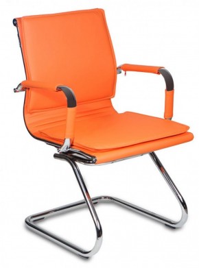 Кресло для посетителя Бюрократ CH-993-Low-V/orange оранжевый в Чебаркуле - chebarkul.ok-mebel.com | фото