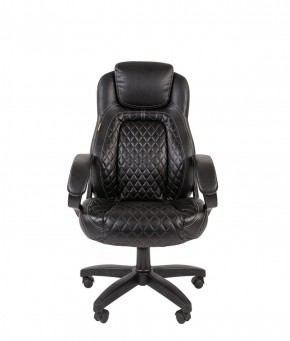 Кресло для руководителя  CHAIRMAN 432 (Экокожа черная) в Чебаркуле - chebarkul.ok-mebel.com | фото 2