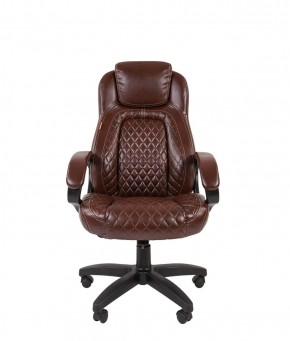 Кресло для руководителя  CHAIRMAN 432 (Экокожа коричневая) в Чебаркуле - chebarkul.ok-mebel.com | фото 2