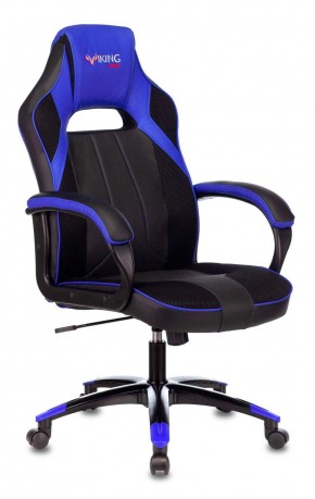 Кресло игровое Бюрократ VIKING 2 AERO BLUE черный/синий в Чебаркуле - chebarkul.ok-mebel.com | фото