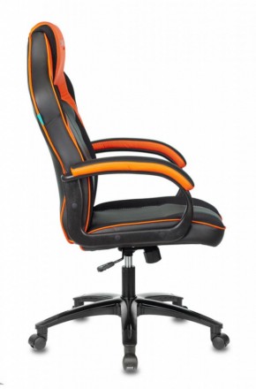 Кресло игровое Бюрократ VIKING 2 AERO ORANGE черный/оранжевый в Чебаркуле - chebarkul.ok-mebel.com | фото 3