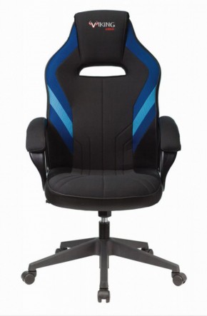 Кресло игровое Бюрократ VIKING 3 AERO BLUE черный/синий в Чебаркуле - chebarkul.ok-mebel.com | фото 2