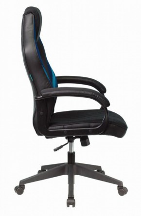 Кресло игровое Бюрократ VIKING 3 AERO BLUE черный/синий в Чебаркуле - chebarkul.ok-mebel.com | фото 3
