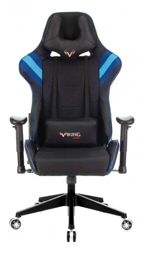 Кресло игровое Бюрократ VIKING 4 AERO BLUE черный/синий в Чебаркуле - chebarkul.ok-mebel.com | фото 3