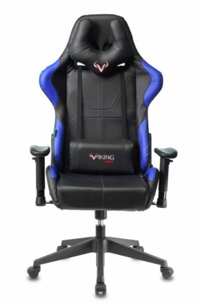 Кресло игровое Бюрократ VIKING 5 AERO BLUE черный/синий в Чебаркуле - chebarkul.ok-mebel.com | фото 3