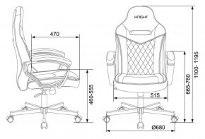 Кресло игровое Бюрократ VIKING 6 KNIGHT B FABRIC черный в Чебаркуле - chebarkul.ok-mebel.com | фото 4