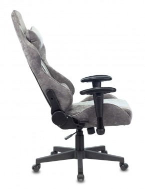Кресло игровое Бюрократ VIKING X VIKING X GREY Fabric серый/серо-голубой в Чебаркуле - chebarkul.ok-mebel.com | фото 2