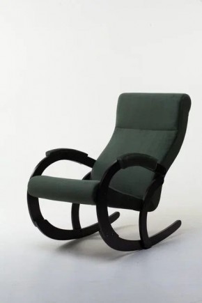 Кресло-качалка КОРСИКА 34-Т-AG (зеленый) в Чебаркуле - chebarkul.ok-mebel.com | фото
