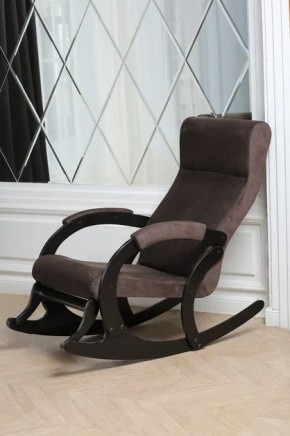 Кресло-качалка МАРСЕЛЬ 33-Т-AC (кофе) в Чебаркуле - chebarkul.ok-mebel.com | фото 4
