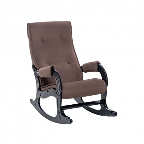 Кресло-качалка Модель 707 Венге, ткань V 23 в Чебаркуле - chebarkul.ok-mebel.com | фото 4