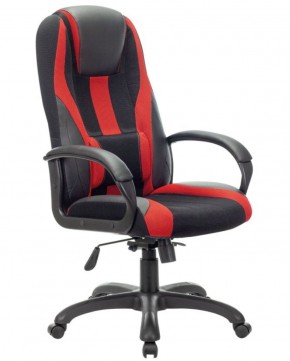 Кресло компьютерное BRABIX PREMIUM "Rapid GM-102" (экокожа/ткань, черное/красное) 532107 в Чебаркуле - chebarkul.ok-mebel.com | фото 1