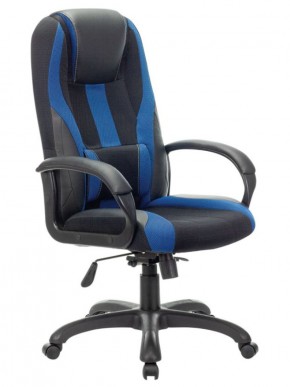 Кресло компьютерное BRABIX PREMIUM "Rapid GM-102" (экокожа/ткань, черное/синее) 532106 в Чебаркуле - chebarkul.ok-mebel.com | фото