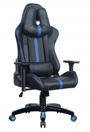 Кресло компьютерное BRABIX "GT Carbon GM-120" (черное/синее) 531930 в Чебаркуле - chebarkul.ok-mebel.com | фото