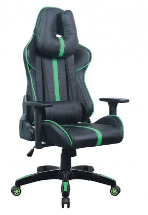 Кресло компьютерное BRABIX "GT Carbon GM-120" (черное/зеленое) 531929 в Чебаркуле - chebarkul.ok-mebel.com | фото