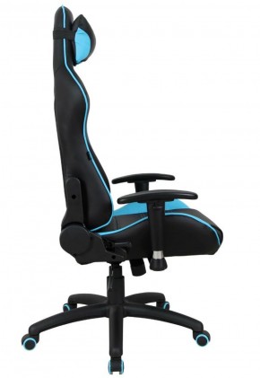 Кресло компьютерное BRABIX "GT Master GM-110" (черное/голубое) 531928 в Чебаркуле - chebarkul.ok-mebel.com | фото 3