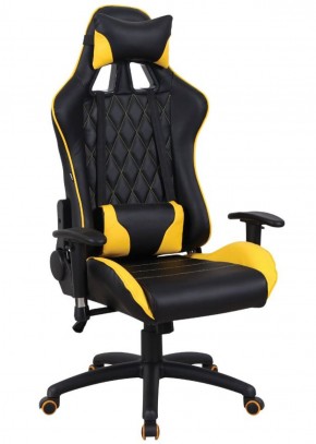 Кресло компьютерное BRABIX "GT Master GM-110" (черное/желтое) 531927 в Чебаркуле - chebarkul.ok-mebel.com | фото