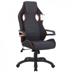 Кресло компьютерное BRABIX Techno Pro GM-003 (ткань черное/серое, вставки оранжевые) 531813 в Чебаркуле - chebarkul.ok-mebel.com | фото