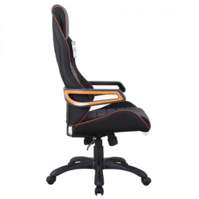Кресло компьютерное BRABIX Techno Pro GM-003 (ткань черное/серое, вставки оранжевые) 531813 в Чебаркуле - chebarkul.ok-mebel.com | фото 3