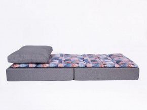 Кресло-кровать бескаркасное Харви (коричневый-геометрия браун) в Чебаркуле - chebarkul.ok-mebel.com | фото 3