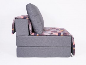 Кресло-кровать бескаркасное Харви (серый-сноу манго) в Чебаркуле - chebarkul.ok-mebel.com | фото 3