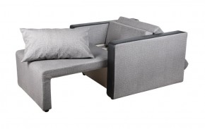 Кресло-кровать Милена с подлокотниками (серый) Велюр в Чебаркуле - chebarkul.ok-mebel.com | фото 2