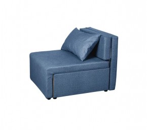 Кресло-кровать Милена (синий) Велюр в Чебаркуле - chebarkul.ok-mebel.com | фото 1