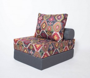 Кресло-кровать-пуф бескаркасное Прайм (мехико серый-графит) в Чебаркуле - chebarkul.ok-mebel.com | фото 2