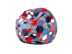 Кресло-мешок Мяч M (Geometry Slate) в Чебаркуле - chebarkul.ok-mebel.com | фото 1