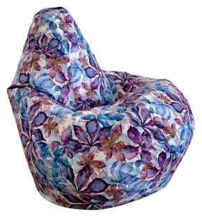 Кресло-мешок Цветы L в Чебаркуле - chebarkul.ok-mebel.com | фото