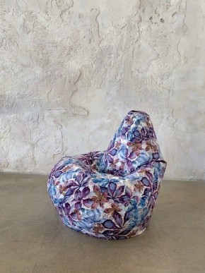 Кресло-мешок Цветы L в Чебаркуле - chebarkul.ok-mebel.com | фото 3