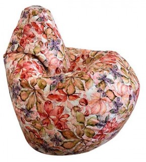 Кресло-мешок Цветы XL в Чебаркуле - chebarkul.ok-mebel.com | фото