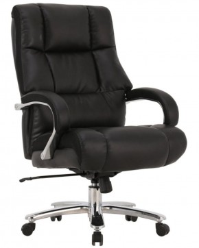 Кресло офисное BRABIX PREMIUM "Bomer HD-007" (рециклированная кожа, хром, черное) 531939 в Чебаркуле - chebarkul.ok-mebel.com | фото 1