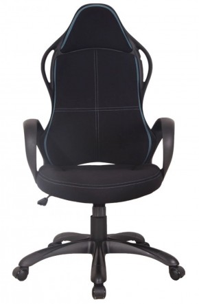 Кресло офисное BRABIX PREMIUM "Force EX-516" (ткань черная/вставки синие) 531572 в Чебаркуле - chebarkul.ok-mebel.com | фото 3