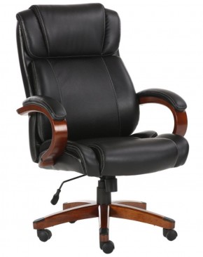 Кресло офисное BRABIX PREMIUM "Magnum EX-701" (дерево, рециклированная кожа, черное) 531827 в Чебаркуле - chebarkul.ok-mebel.com | фото