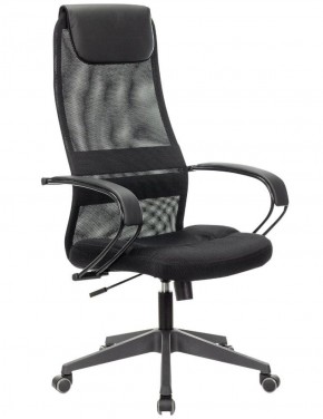 Кресло офисное BRABIX PREMIUM "Stalker EX-608 PL" (ткань-сетка/кожзам, черное) 532090 в Чебаркуле - chebarkul.ok-mebel.com | фото 1