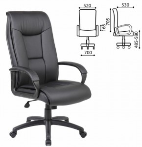 Кресло офисное BRABIX PREMIUM "Work EX-513" (экокожа, черное) 531943 в Чебаркуле - chebarkul.ok-mebel.com | фото 2
