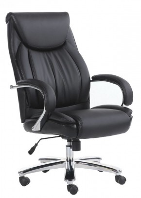 Кресло офисное BRABIX "Advance EX-575" (хром/экокожа/черное) 531825 в Чебаркуле - chebarkul.ok-mebel.com | фото