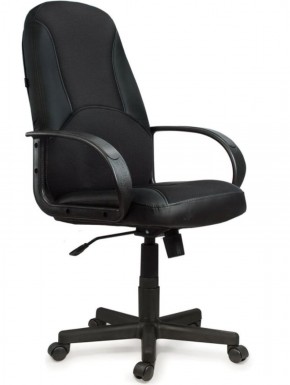 Кресло офисное BRABIX "City EX-512" (кожзам черный, ткань черная) 531407 в Чебаркуле - chebarkul.ok-mebel.com | фото 1