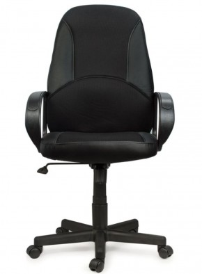 Кресло офисное BRABIX "City EX-512" (кожзам черный, ткань черная) 531407 в Чебаркуле - chebarkul.ok-mebel.com | фото 4