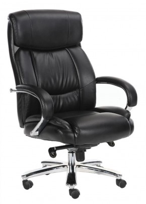 Кресло офисное BRABIX "Direct EX-580" (хром/рециклированная кожа/черное) 531824 в Чебаркуле - chebarkul.ok-mebel.com | фото 1