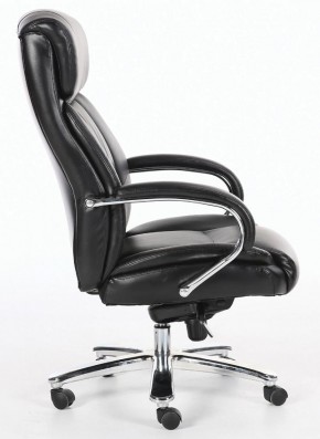 Кресло офисное BRABIX "Direct EX-580" (хром/рециклированная кожа/черное) 531824 в Чебаркуле - chebarkul.ok-mebel.com | фото 3