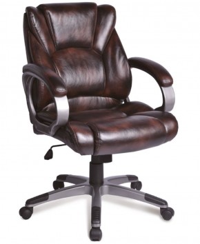 Кресло офисное BRABIX "Eldorado EX-504" (коричневое) 530875 в Чебаркуле - chebarkul.ok-mebel.com | фото