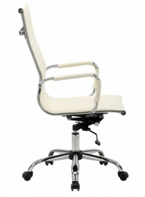 Кресло офисное BRABIX "Energy EX-509" (экокожа, хром, бежевое) 531166 в Чебаркуле - chebarkul.ok-mebel.com | фото 3