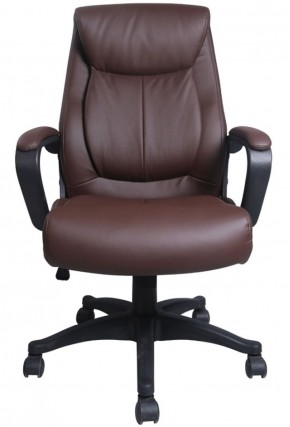 Кресло офисное BRABIX "Enter EX-511" (экокожа/коричневая) 531163 в Чебаркуле - chebarkul.ok-mebel.com | фото 3